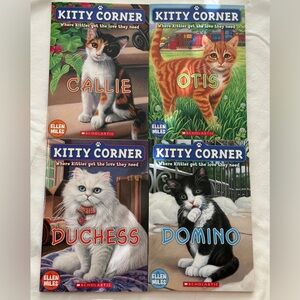 Kitty Corner Books, Lot of 4 (Like new)
